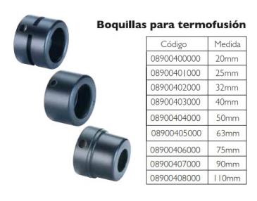 Boquillas para termofusión