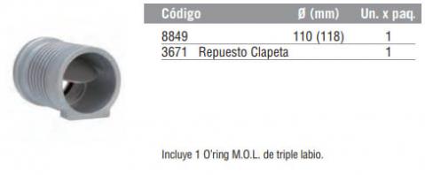 Cupla Cordón Terra-Awaduct con Antiplaga