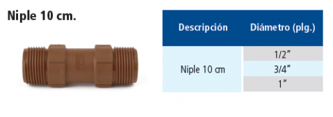 Niple 10 cm